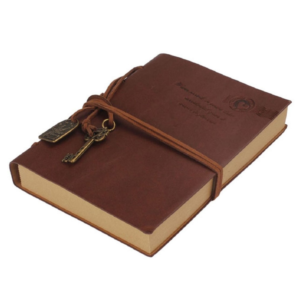 Classic Retro Notebook Vintage PU Cover String Key-JournalTale