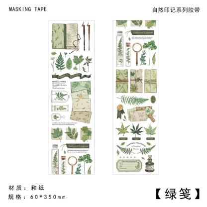 Vintage Wild Floral Plant Washi Tape Japanese Masking Decorative-JournalTale
