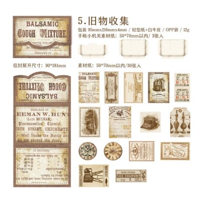 30pcs/lot Memo Pads Material Paper Background Decoration-JournalTale