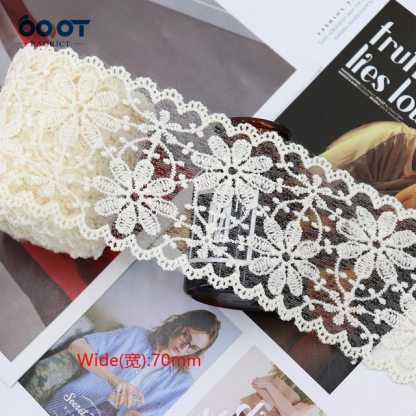 1Yards  Mesh Embroidered Lace Ribbon Materials-JournalTale
