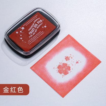 6 Colors Big Size Inkpad Craft Oil Based DIY Ink Pads-JournalTale
