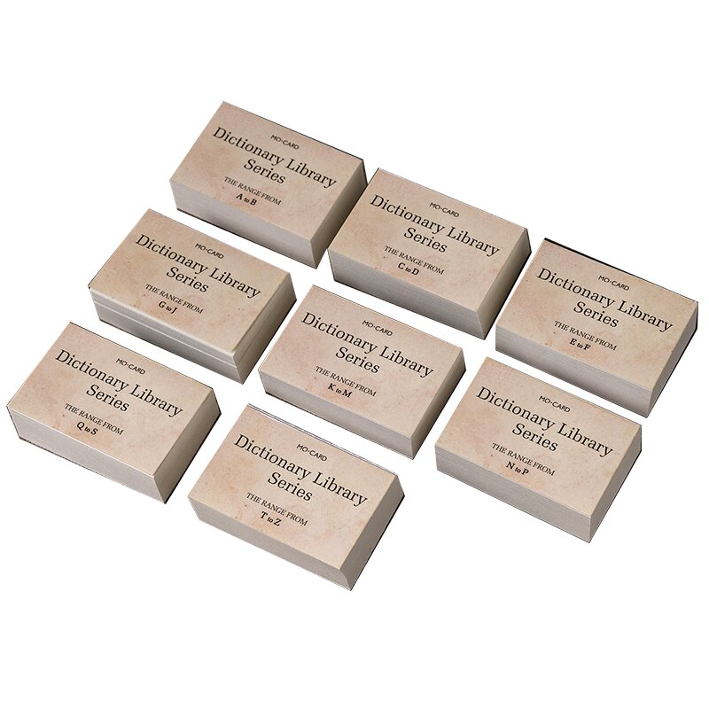 100pcs Dictionary Library Series Material Paper Scrapbooking-JournalTale