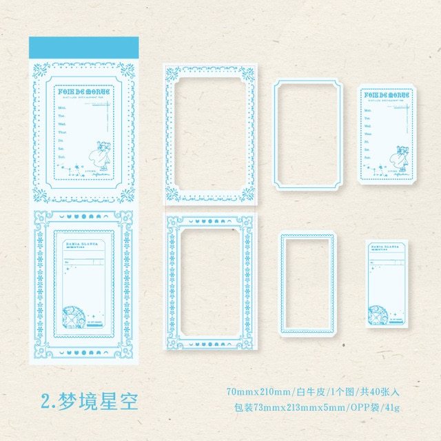 30pcs/lot Memo Pads Material Paper Secret-JournalTale