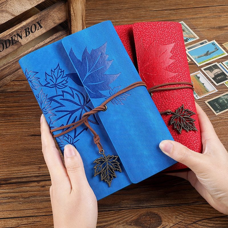 A5 A6 A7 Travelers Vintage Notebook PU Leather Blank-JournalTale