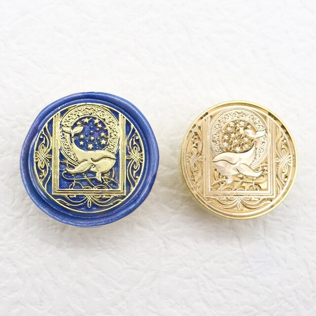 30mm Starry Animal Wax Stamp Seal Stamp-JournalTale