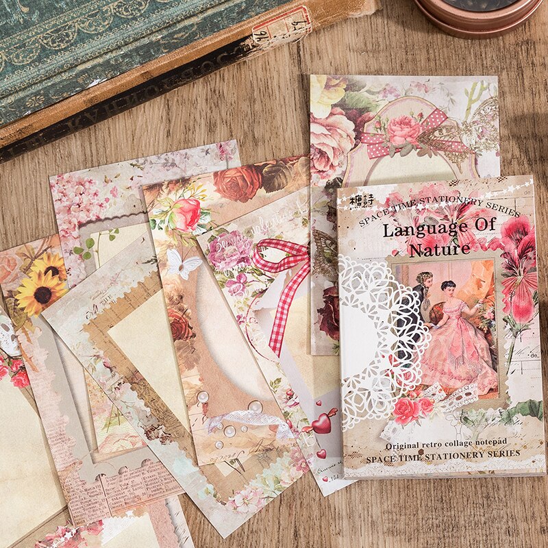 60 pcs/lot Retro Decorative paper Diy butterfly film stationery-JournalTale