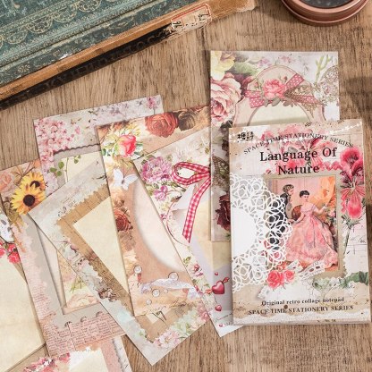 60 pcs/lot Retro Decorative paper Diy butterfly film stationery-JournalTale