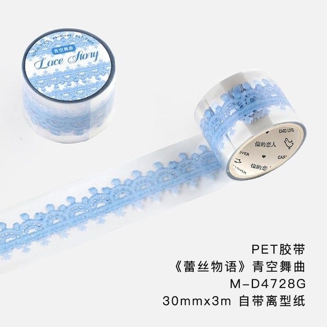 Washi Tape Lace Pattern Self-Adhesive Tape-JournalTale