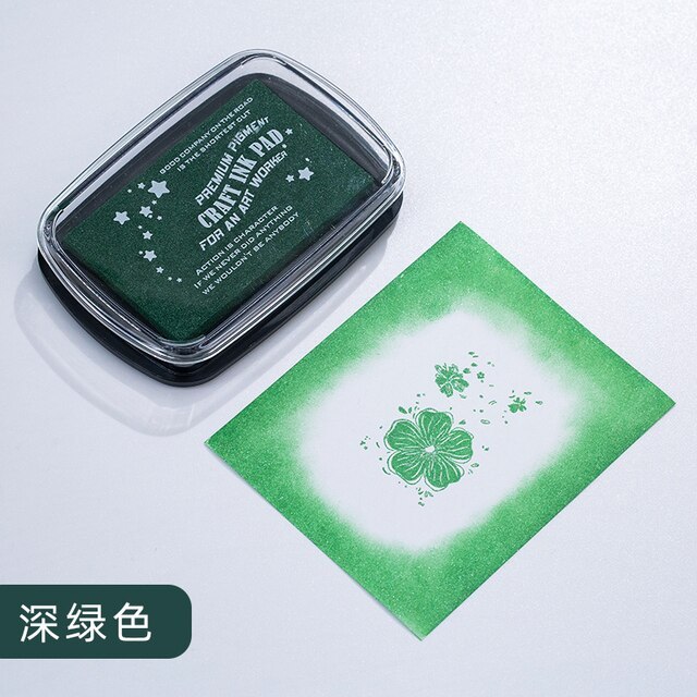 6 Colors Big Size Inkpad Craft Oil Based DIY Ink Pads-JournalTale