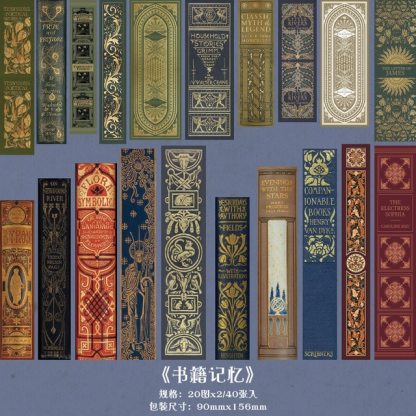 40pcs/pack Vintage Decor Stickers Kit for Junk Journal-JournalTale