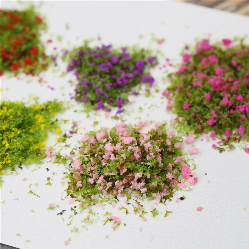 Retro art simulation flower and grass simulation tree powder-JournalTale