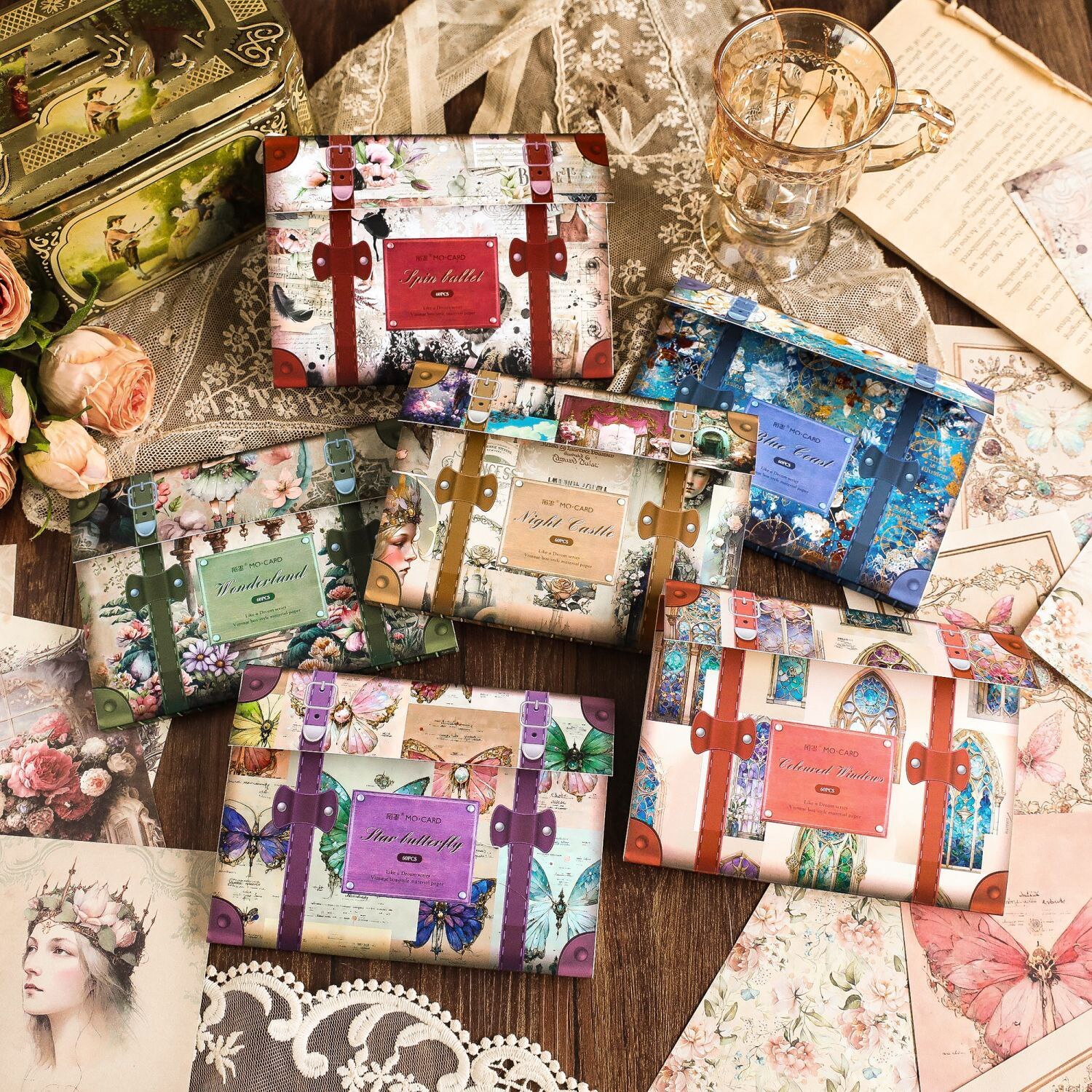 60 Sheets Like A Dream Series Vintage Character Material Paper-JournalTale