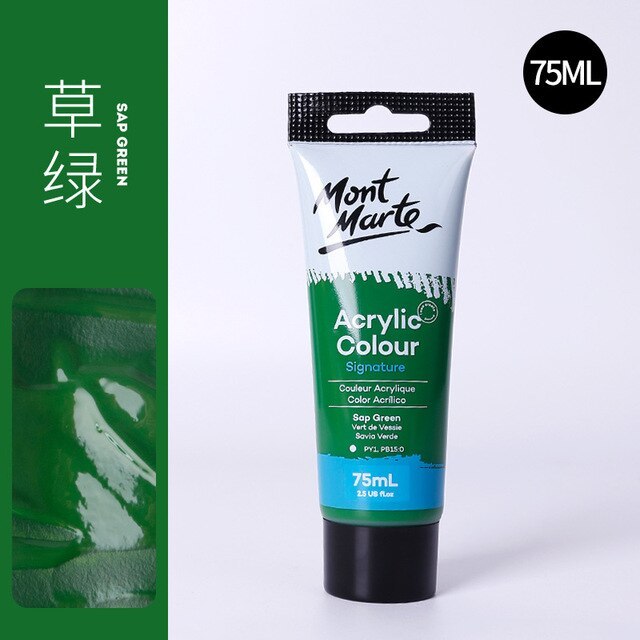 24 Colors 75ml Artist Acrylic Premium Paint-JournalTale