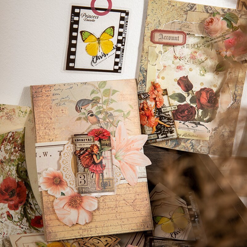 80pcs/lot Large Quantity Mixed Material Scrapbooking-JournalTale