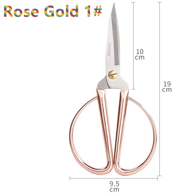 Rose Gold Embroidery and Sewing Scissors-JournalTale
