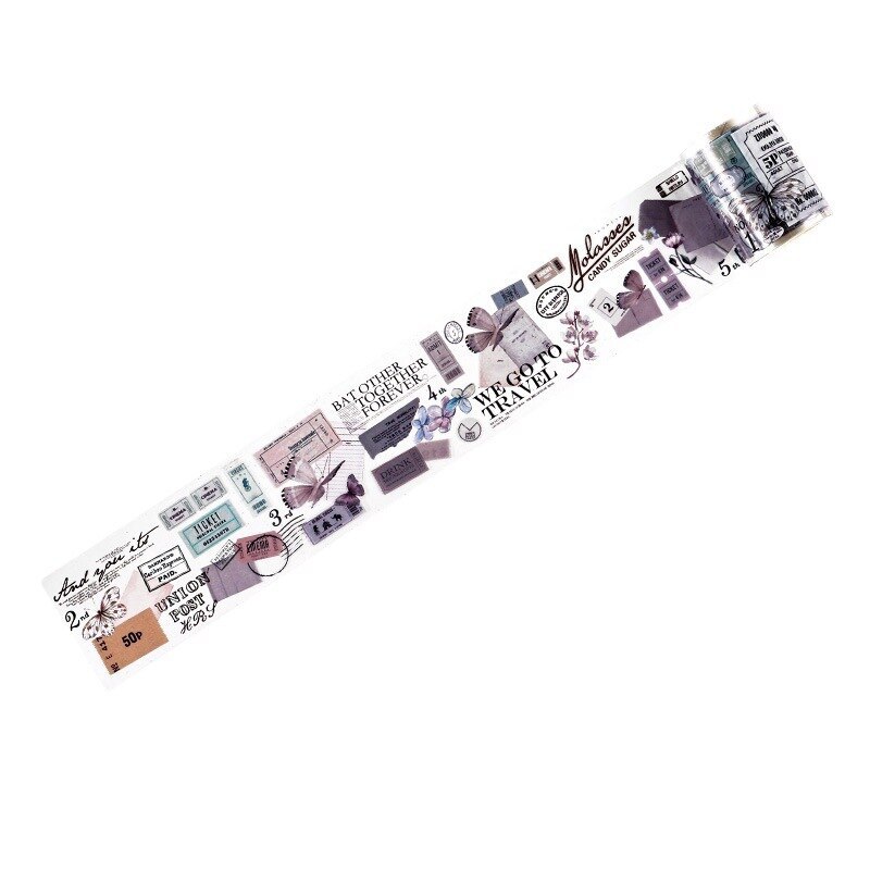 5cm*3m Vintage PVC Materials Tape Cycle-JournalTale