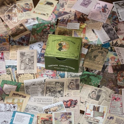 320pcs/lot Memo Pads Material Paper A retrospective books-JournalTale