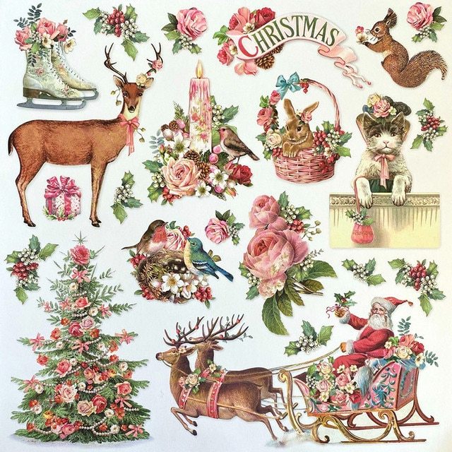 Vintage Ballet Elegance Stickers Crafts And stickers book-JournalTale