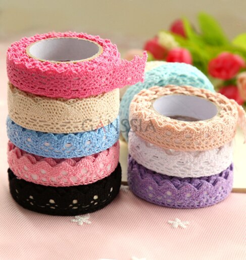2Yards/pc Lace Tapes Adhesive Fabric Cotton-JournalTale