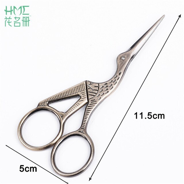 1pc/lot Durable Stainless Steel Vintage Classic Scissors-JournalTale