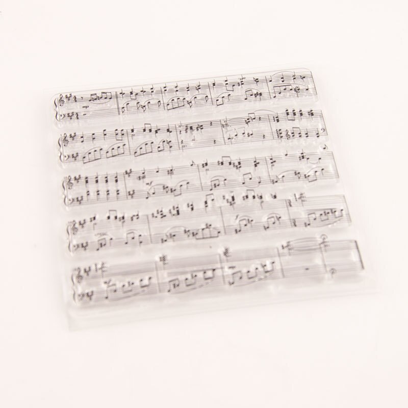 Musical Symbol Clear Silicone Stamp Scrapbooking Stamps-JournalTale