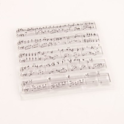 Musical Symbol Clear Silicone Stamp Scrapbooking Stamps-JournalTale