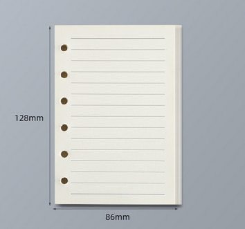 45 Sheets A5 A6 A7 Loose Leaf Notebook Refill-JournalTale