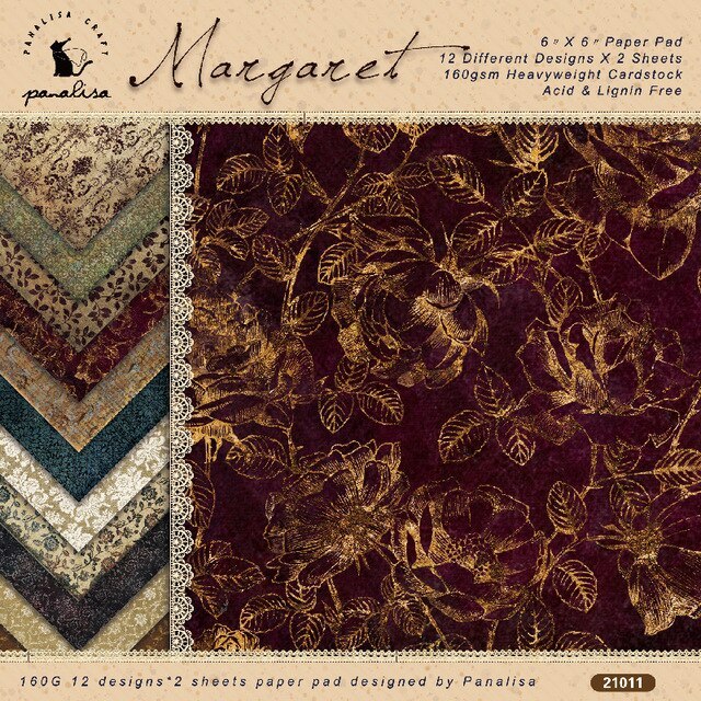 12 Sheets Vintage Plant Collections Scrapbooking Material Papers-JournalTale