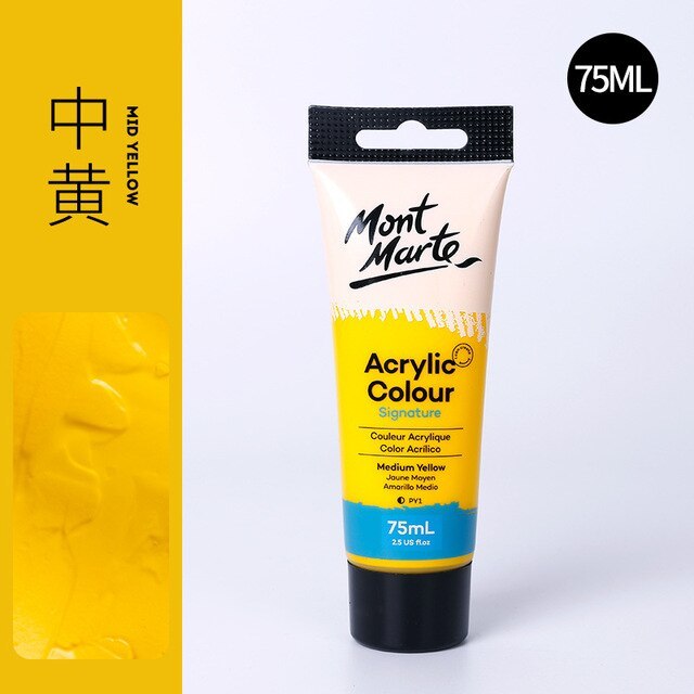 24 Colors 75ml Artist Acrylic Premium Paint-JournalTale