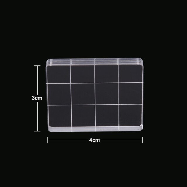 7 Types Clear Acrylic Stamp Block Transparent Silicone Stamp-JournalTale