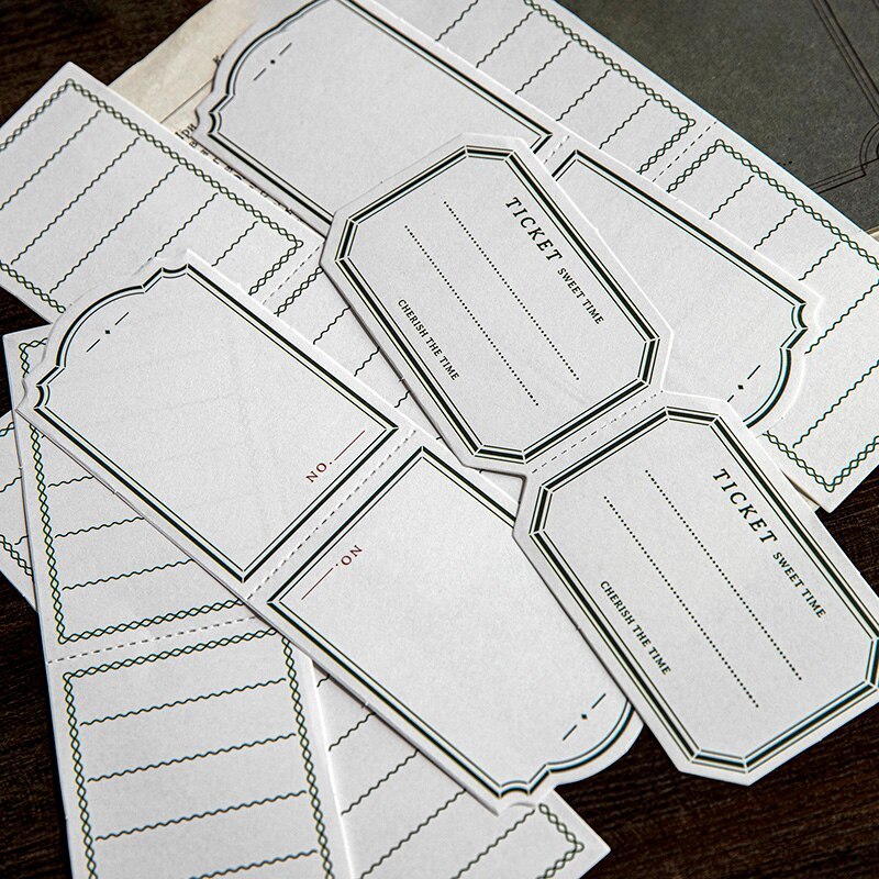 50pcs/lot Collector Simple Frame Memo Pads Sticky-JournalTale