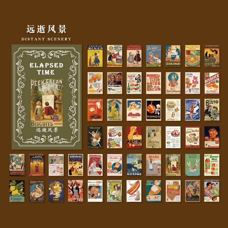 50pcs/pack Vintage Translucent Material Paper-JournalTale