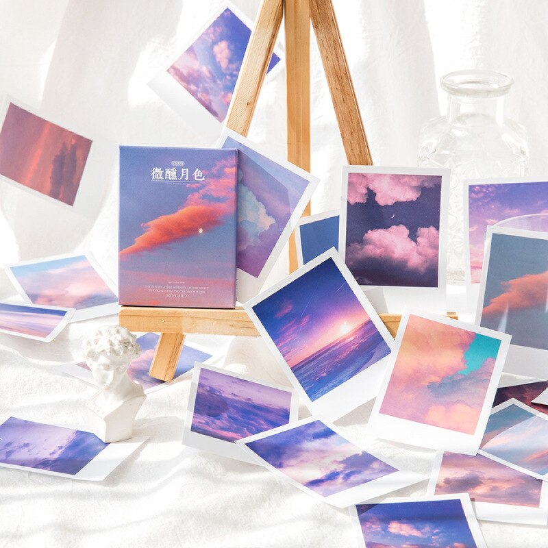 30 sheets Romantic Scenery Series Stickers Cool-JournalTale