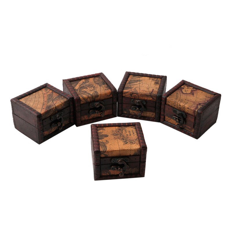 1Pcs Mini Wooden Storage Box Case Jewellery Cufflinks-JournalTale