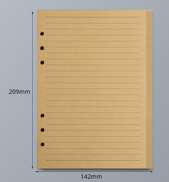 45 Sheets A5 A6 A7 Loose Leaf Notebook Refill-JournalTale