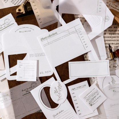 30pcs/lot Memo Pads Material Paper Fragment-JournalTale