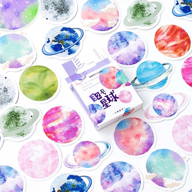 45pcs/pack Vintage Rooftop Coffee Shop Stickers Set-JournalTale