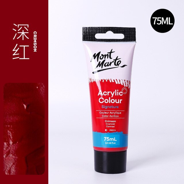 24 Colors 75ml Artist Acrylic Premium Paint-JournalTale