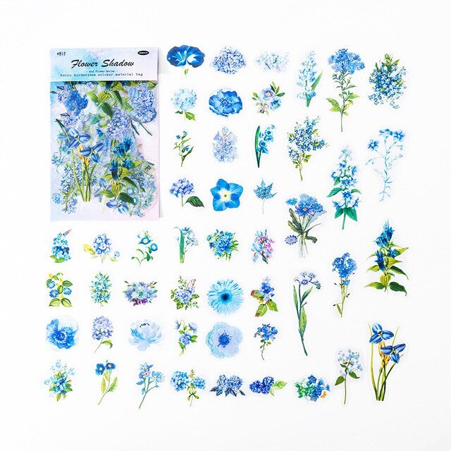 100pcs/1lot Stationery Sticker talk to flowers-JournalTale