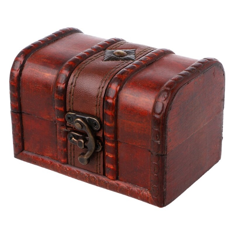 European Vintage Handmade Wooden Storage Box-JournalTale