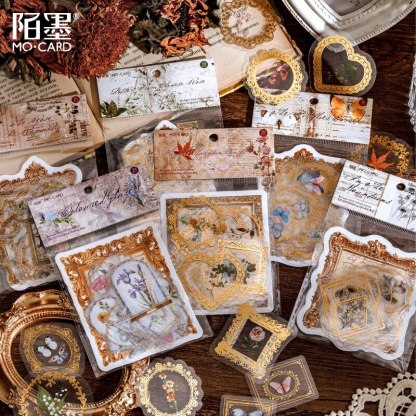 30 Pcs Transparent Plants Floral Stickers-JournalTale