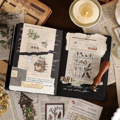 30pcs/lot Memo Pads Material Paper Scrapbooking Cards Paper-JournalTale