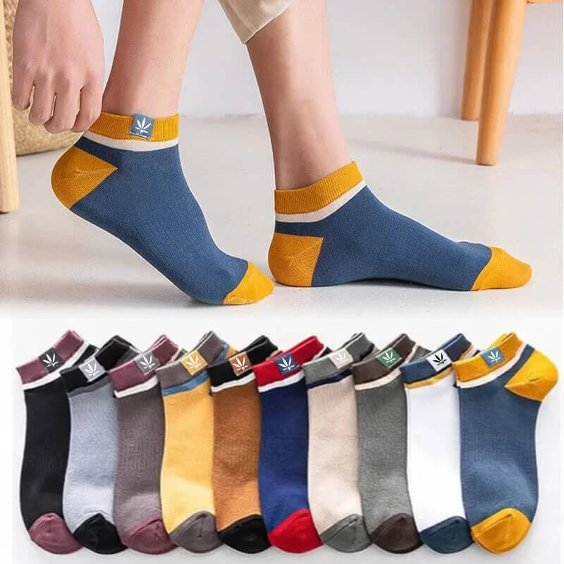 Men's spring summer sports thin socks