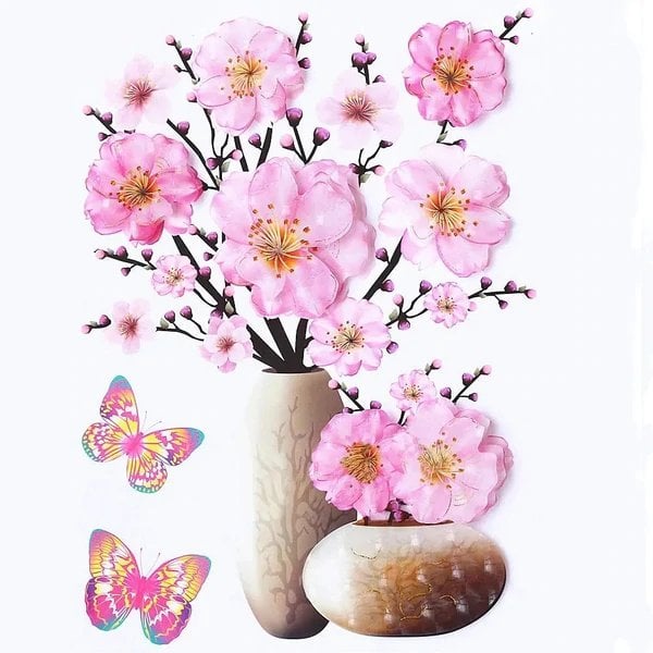 Best Gift For Mother's Day 🌸3D Vase Sticker