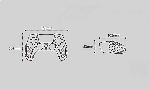 TwiHill para controlador de jogo PS5 capa protetora de silicone antiderrapante capa protetora acessórios ps5-Site oficial de vendas da TwiHill