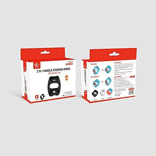TwiHill O conjunto de volante é adequado para Nintendo Switch OLED, as alças esquerda e direita são dois-em-um, e o punho Joycon é dois-em-um e conjunto de volante.(cinza)-Site oficial de vendas da TwiHill