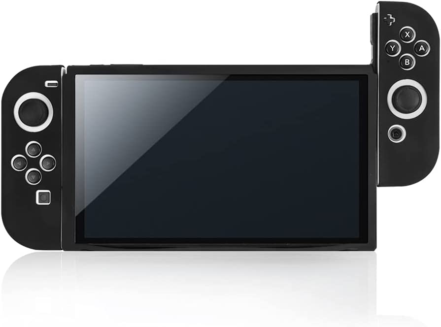 TwiHill Capa de silicone para Nintendo Switch OLED, capa de silicone de uma só peça Switch OLED com tudo incluído, acessórios para console de jogos Nintendo Switch OLED-TwiHill
