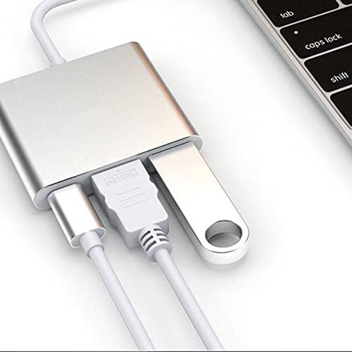 TwiHill Nova station Type-C Adaptador, conversor 4K HD HDMI, dock station de carregamento USB3.0 PD-Site oficial de vendas da TwiHill