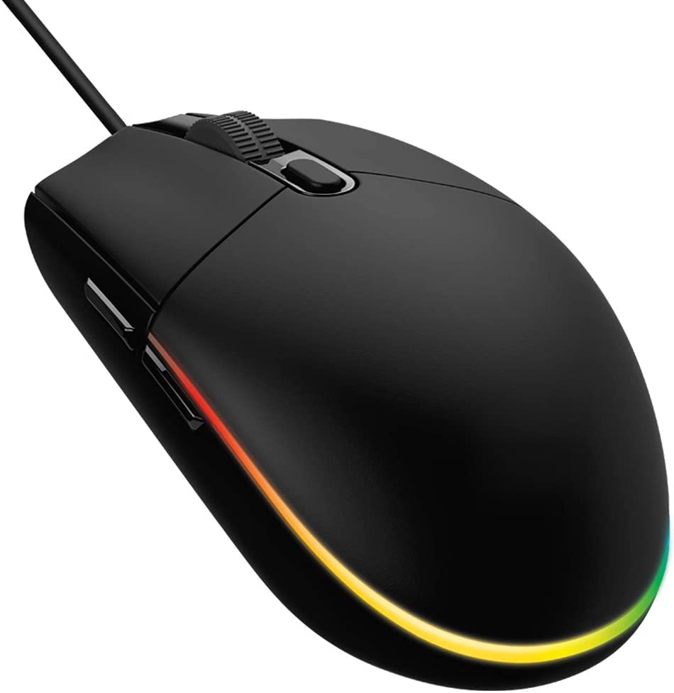 TwiHill Mouse para jogos com fio, efeito óptico arco-íris , memória de bordo, mapeamento de tela, PC/Mac compatível com laptop-Site oficial de vendas da TwiHill