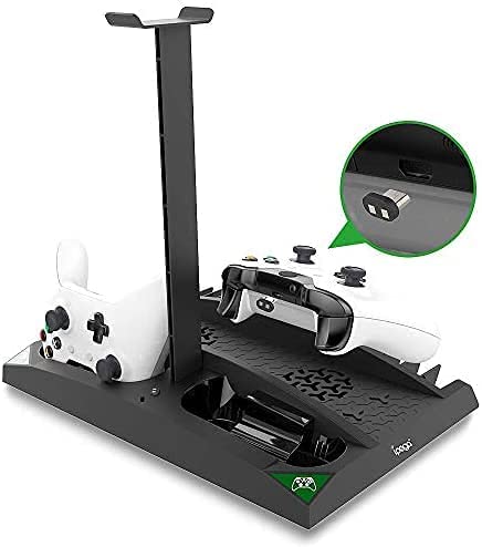 Suporte Vertical Multifuncional TwiHill 6 em 1 Compatível com Xbox One / Xbox One X / Xbox One S-Site oficial de vendas da TwiHill